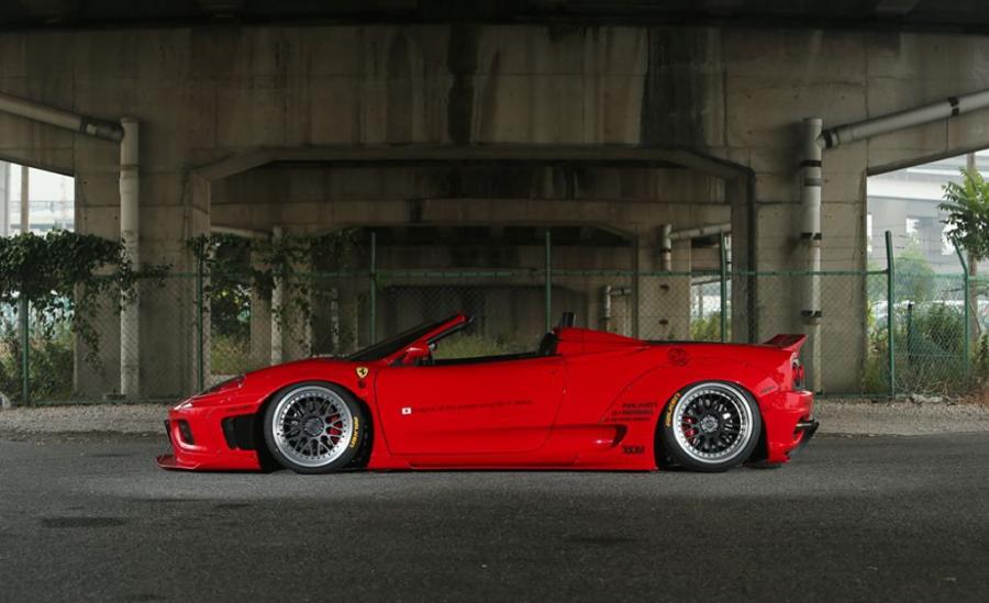 Ferrari 360 Spyder Widebody Kit by Liberty Walk 2016 года  (фото 5 из 10)